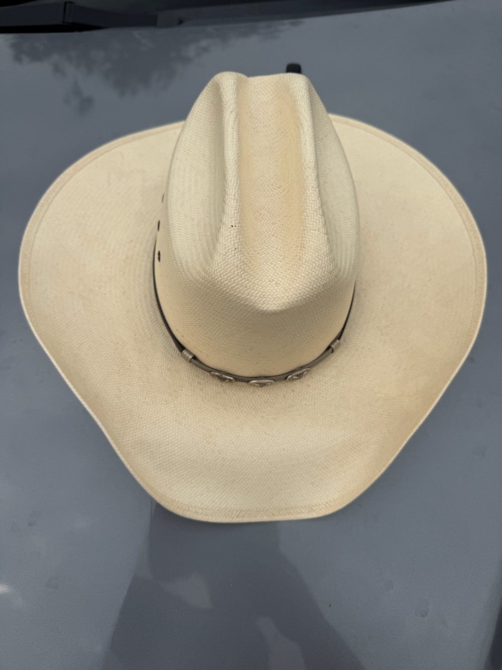 Resistol Classic Straw Cowboy Hat in Natural SZ 6 7/8